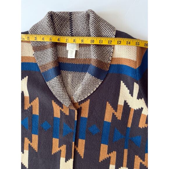 Telluride Clothing Company Open Sweater Cardigan Women M Aztec Southwestern NWT - Picture 3 of 9